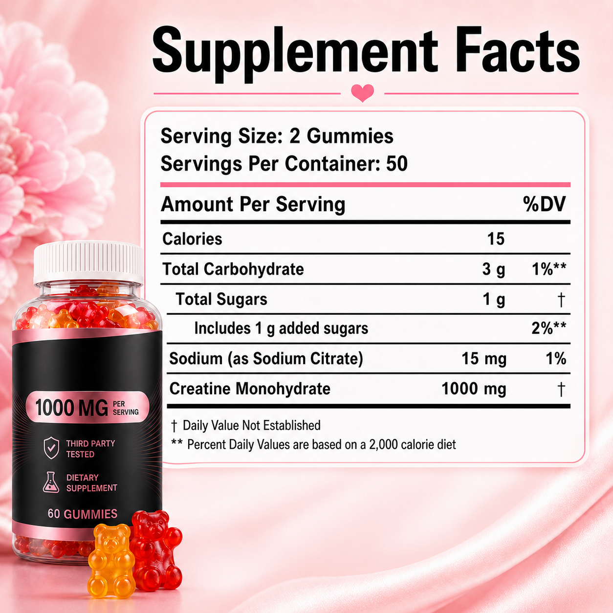 #1 Creatine Monohydrate Gummies