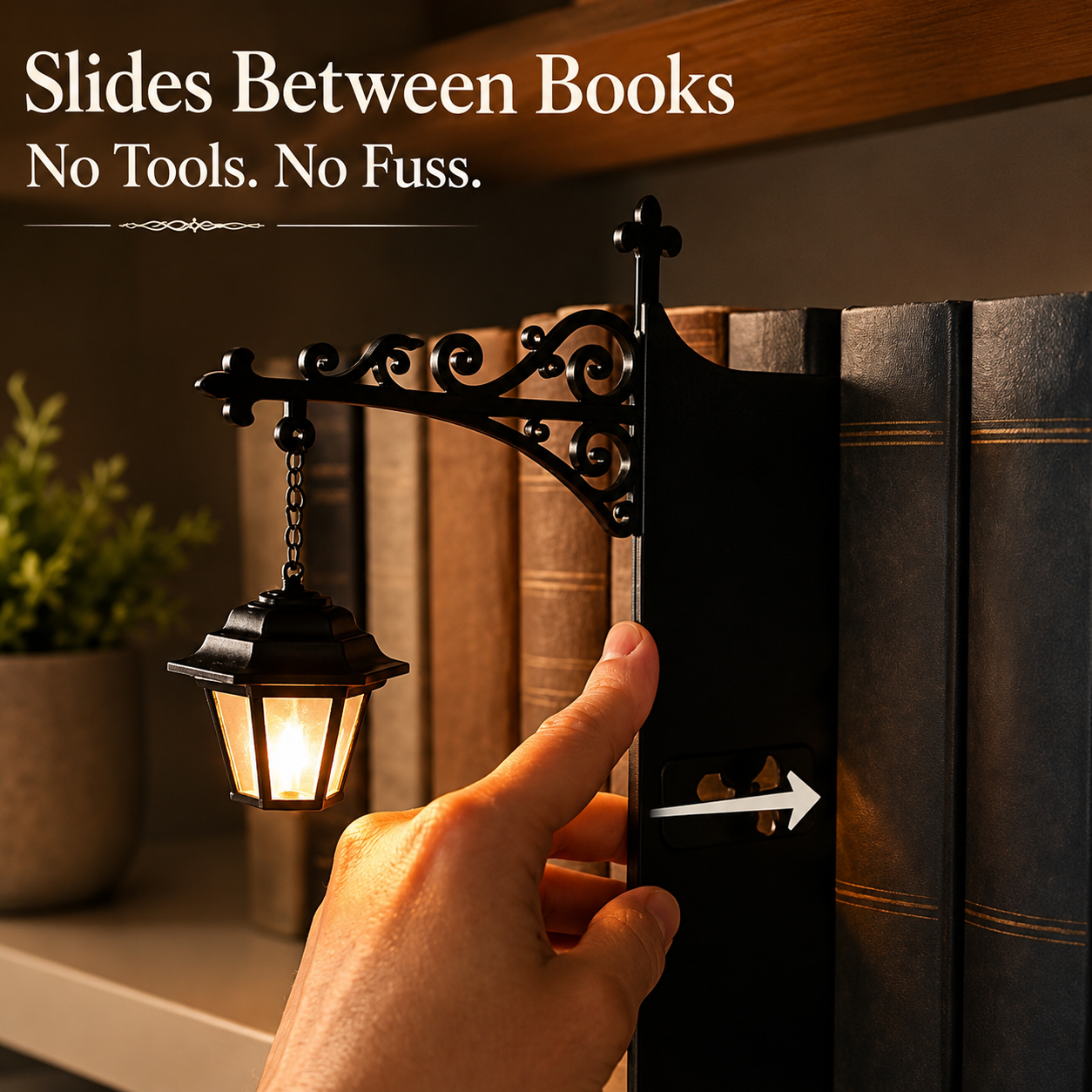 Decorative Bookshelf Lighting