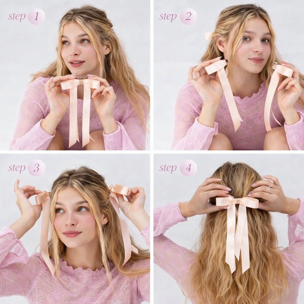 Magnetic Bow Hair Clip