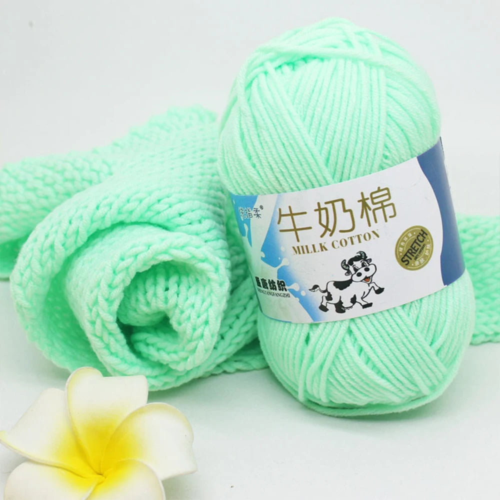 Milk Cotton Crochet Set