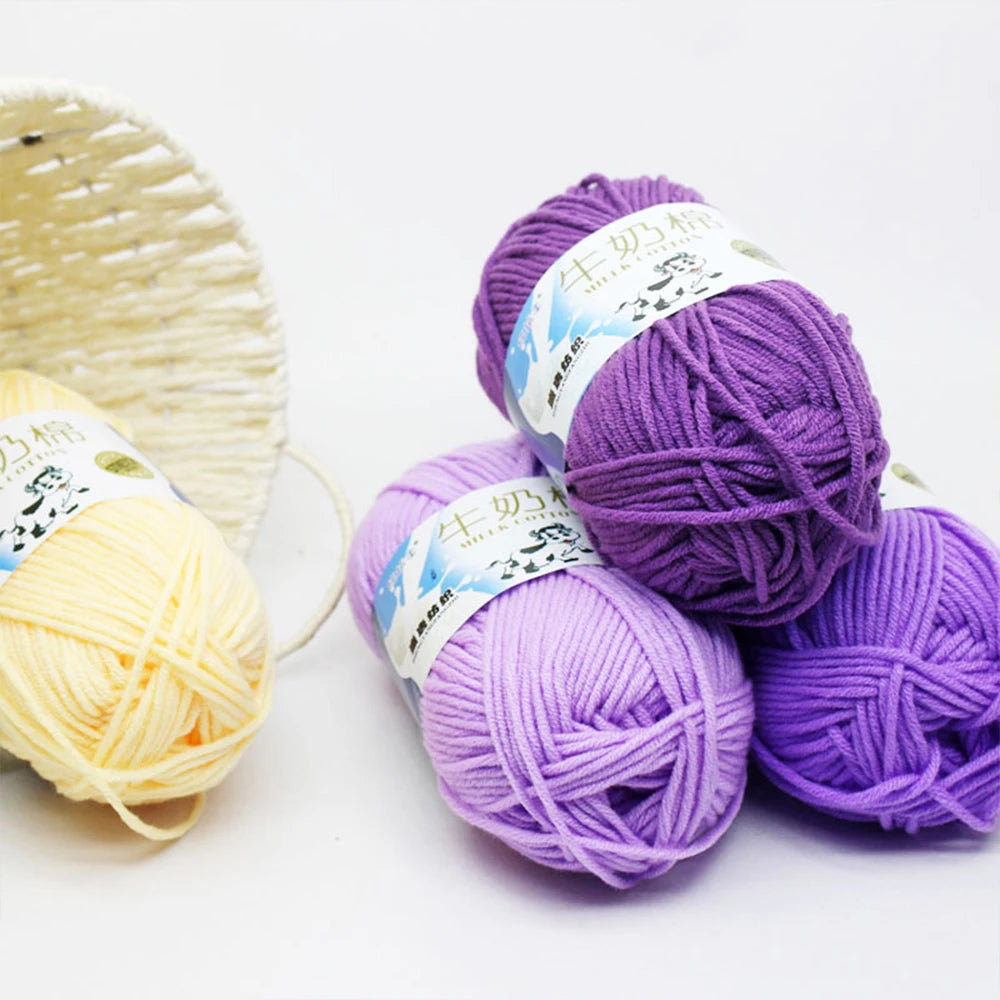 Milk Cotton Crochet Set