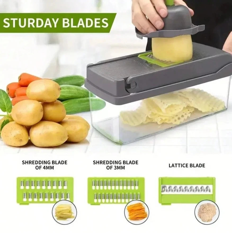 16-in-1 Multifunctional Vegetable Chopper