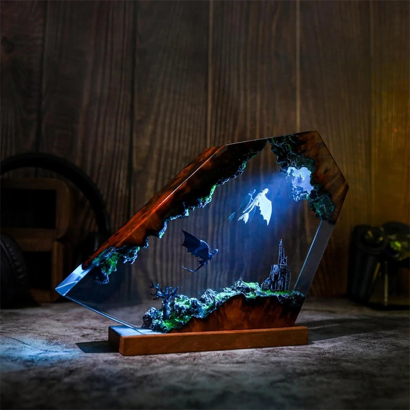 3D LED Resin Lamp