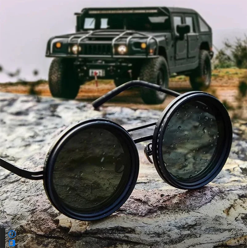 Handmade ND9 Adjustable Sunglasses
