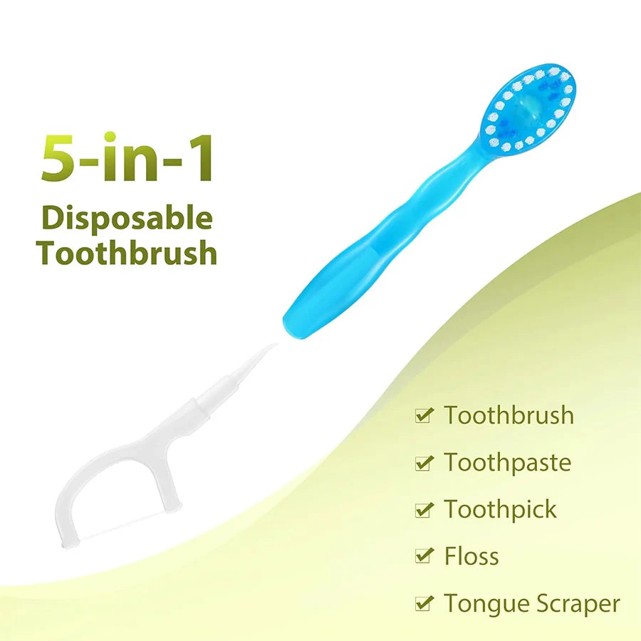 Portable 5-in-1 Toothbrush