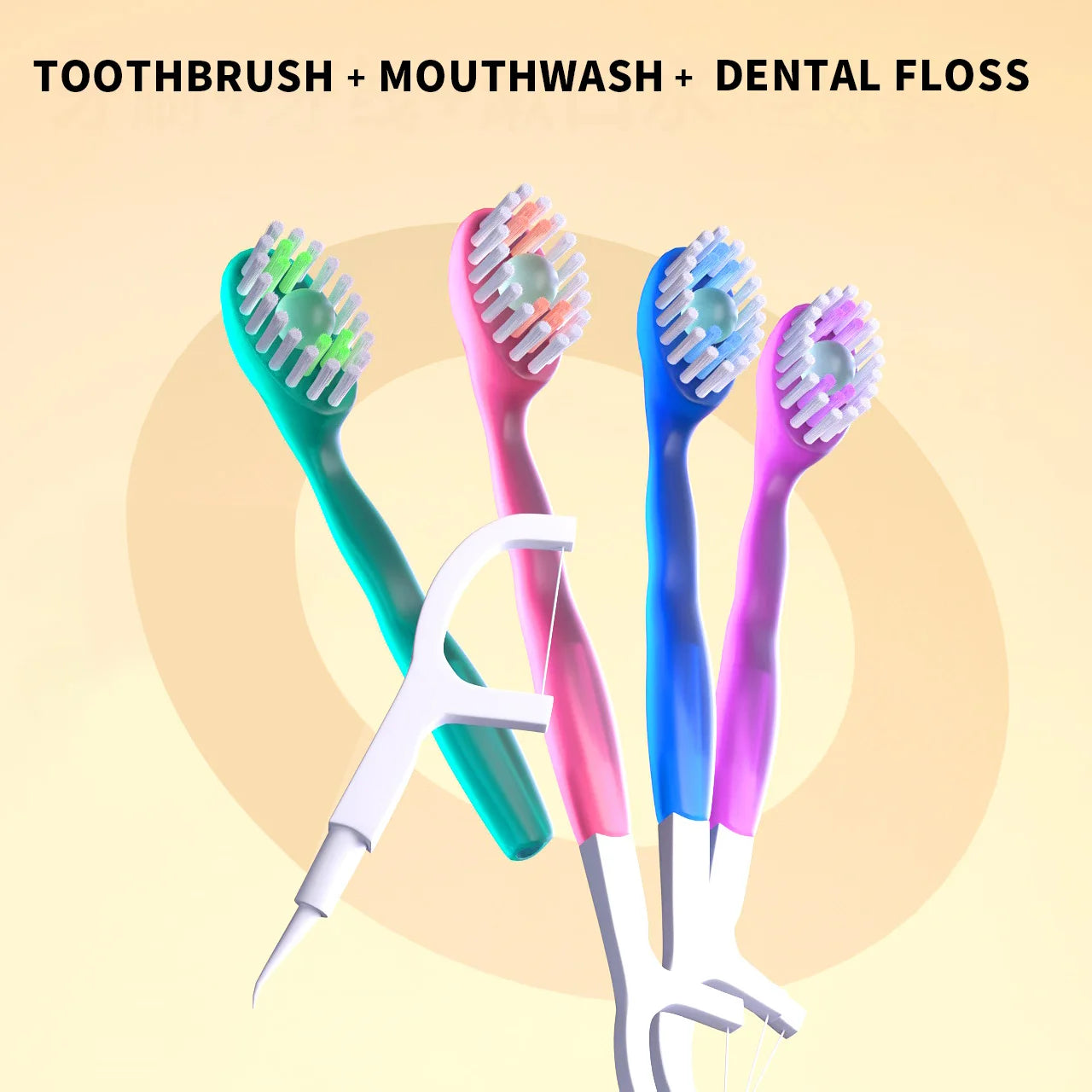Portable 5-in-1 Toothbrush