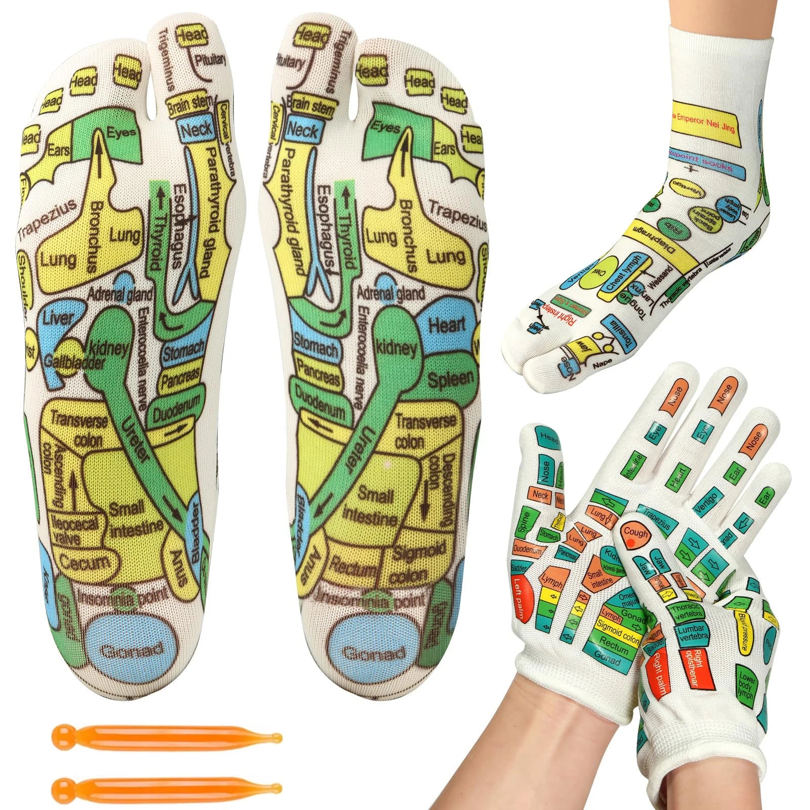 Reflexology Massage Socks & Gloves