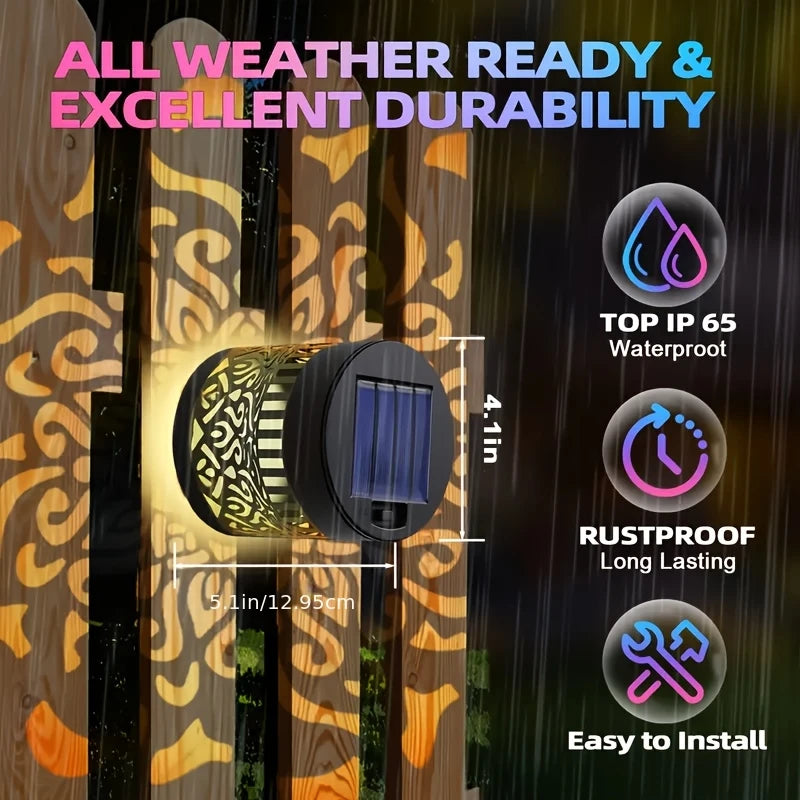 #1 Retro Solar Outdoor Lanterns