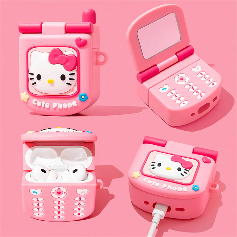 Hello Kitty Phone Airpods Case