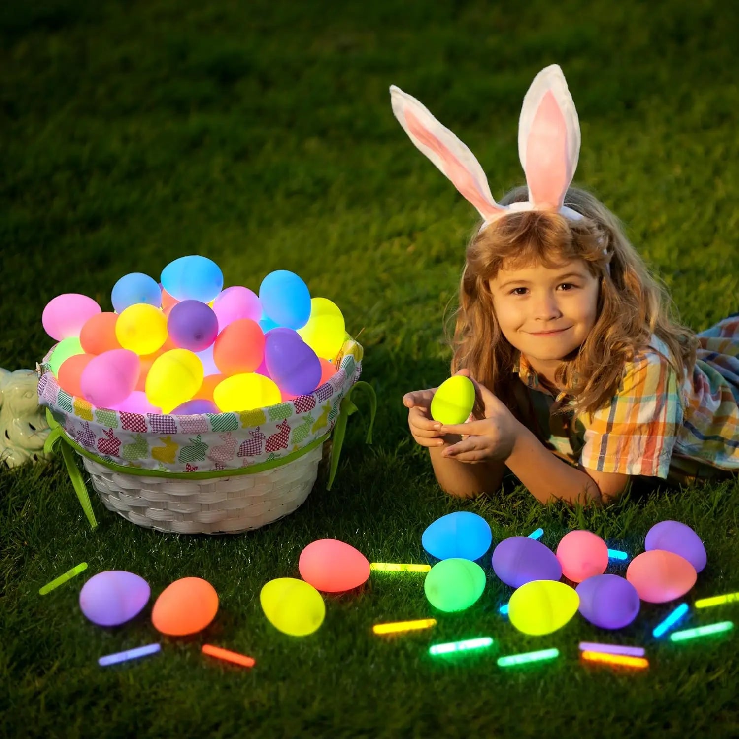 Glow Easter Egg Hunt Set