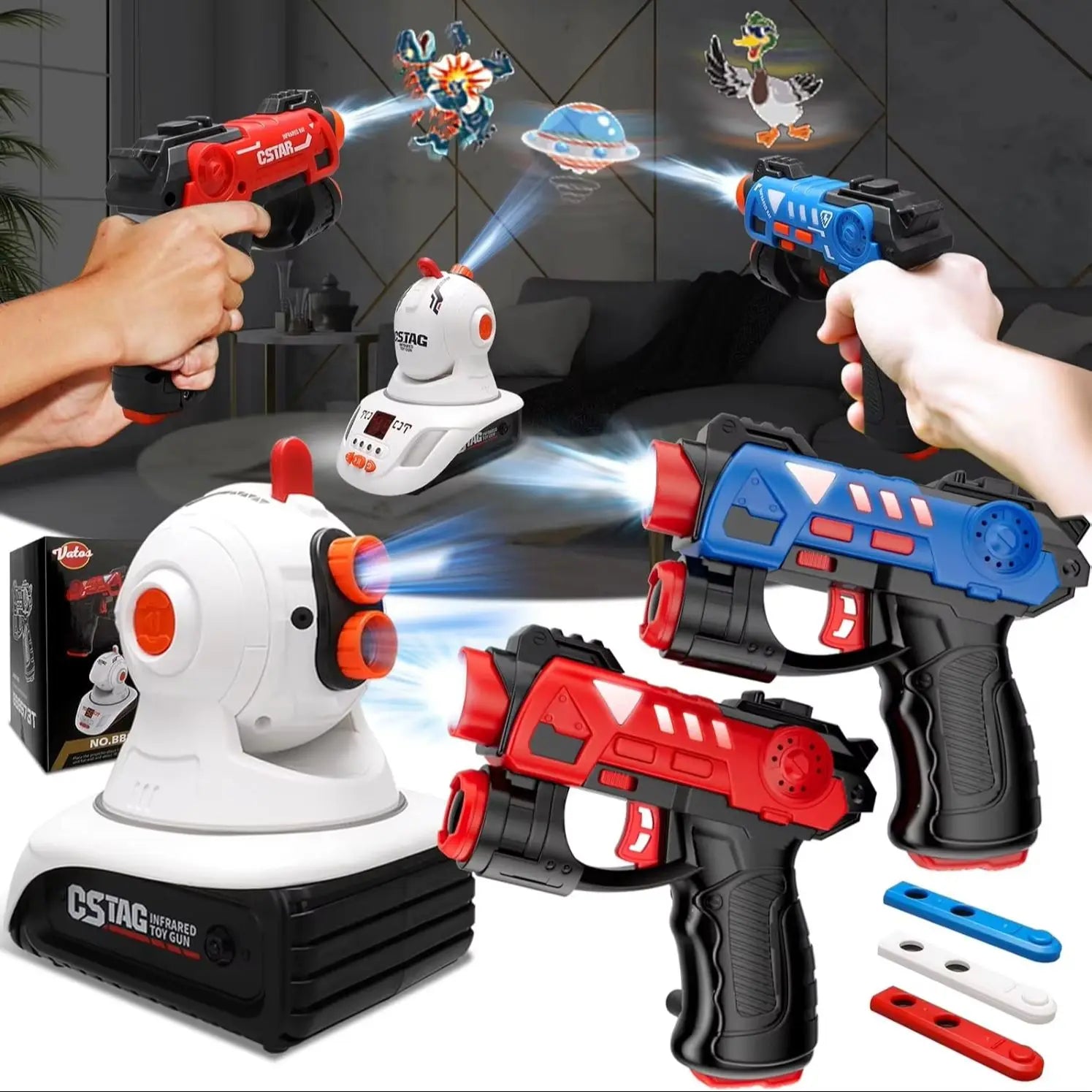 Laser Tag Projector Game