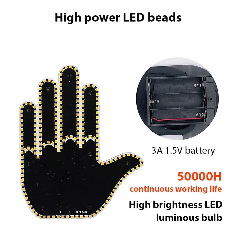 #1 LED Hand Sign