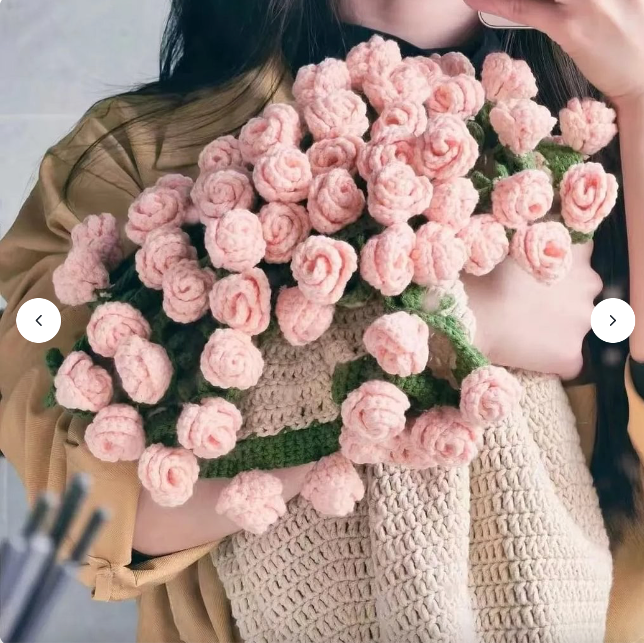 Handmade Rose Blanket