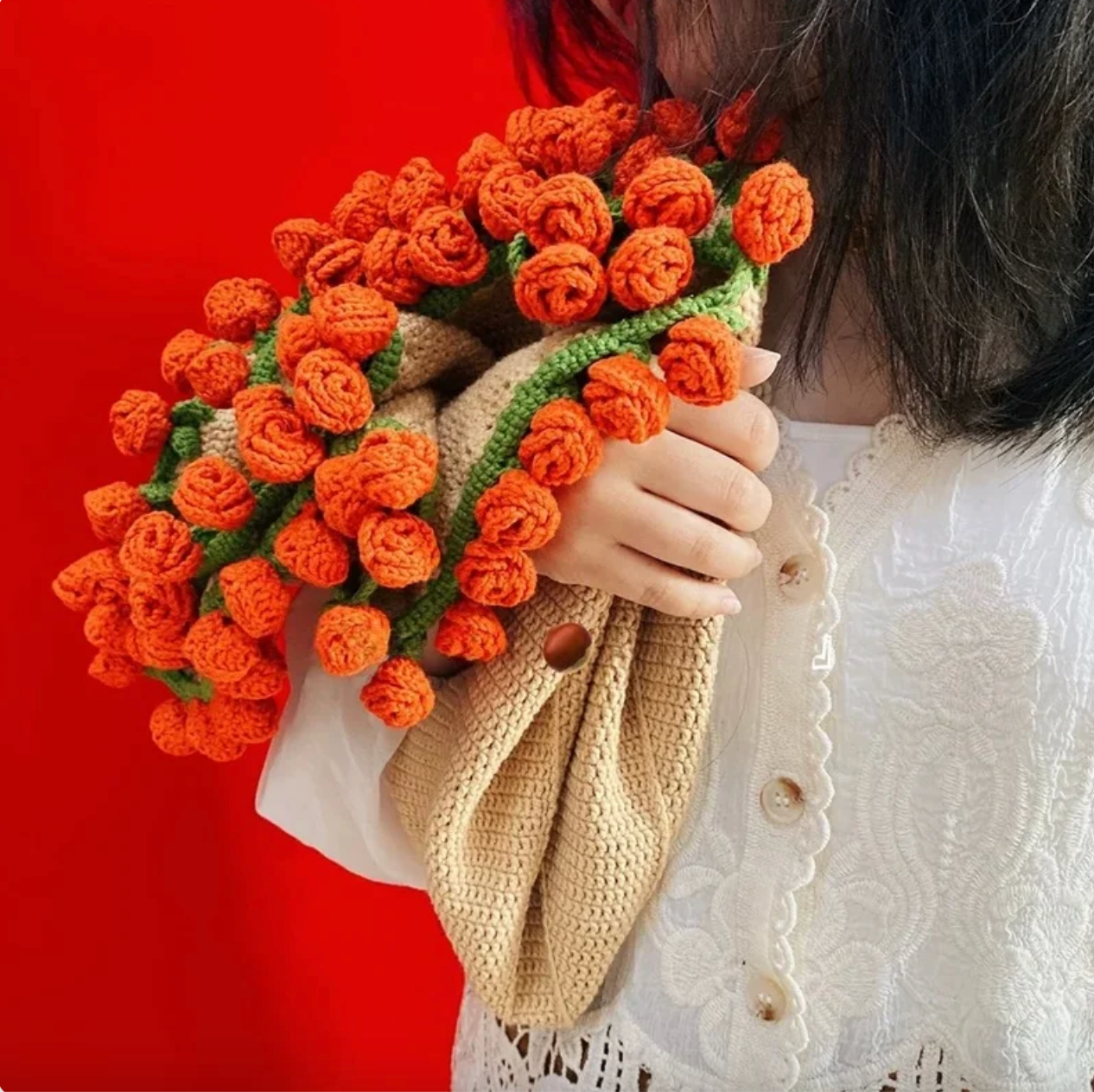 Handmade Rose Blanket