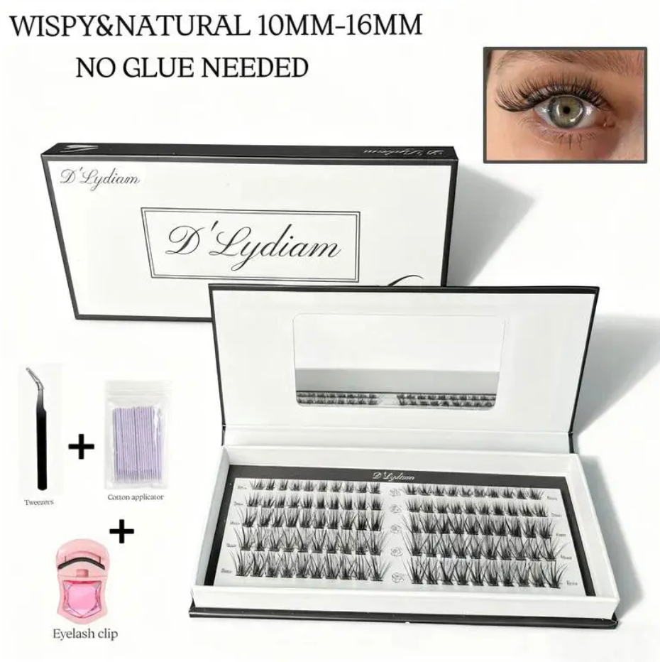 Glue-Free DIY Eyelash Set