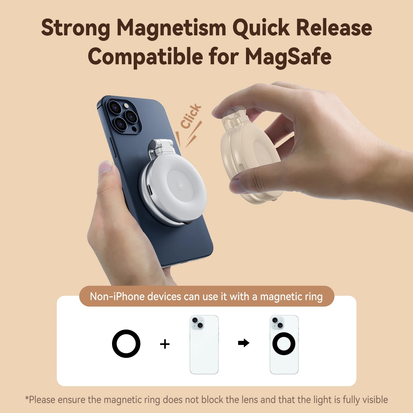 Magnetic Selfie Ring Light