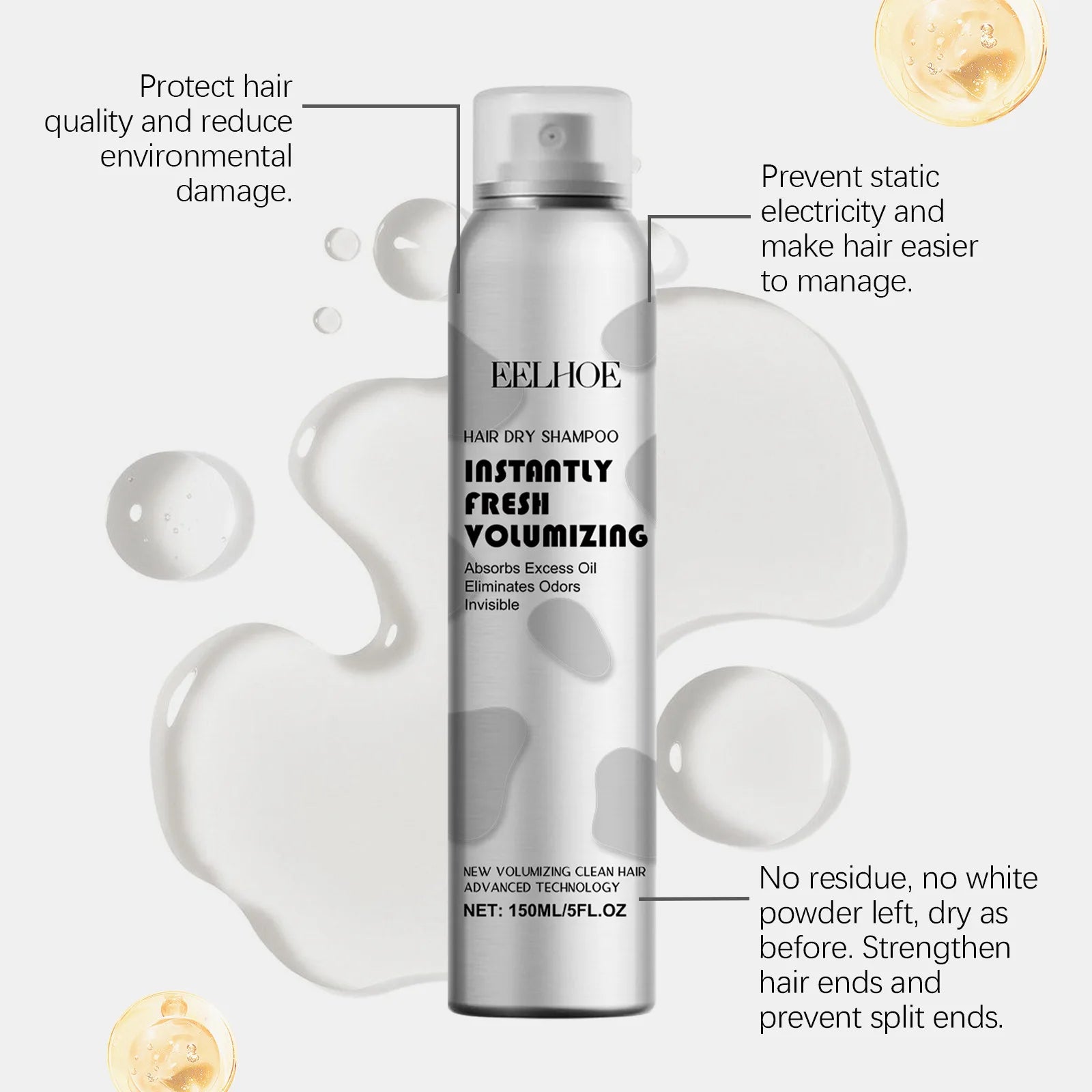 Instant Volumizing Hair Dry Shampoo