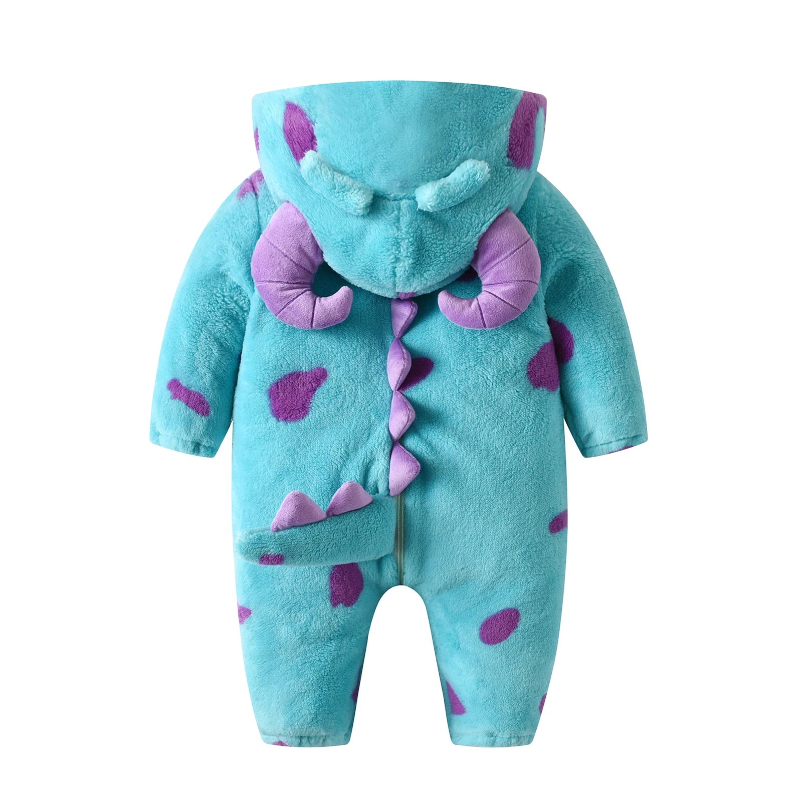 #1 Baby Fleece Animal Jumpsuit