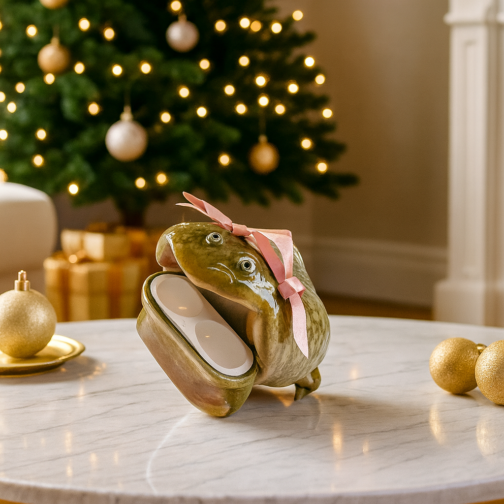 Premium Handmade Frog Airpods Case