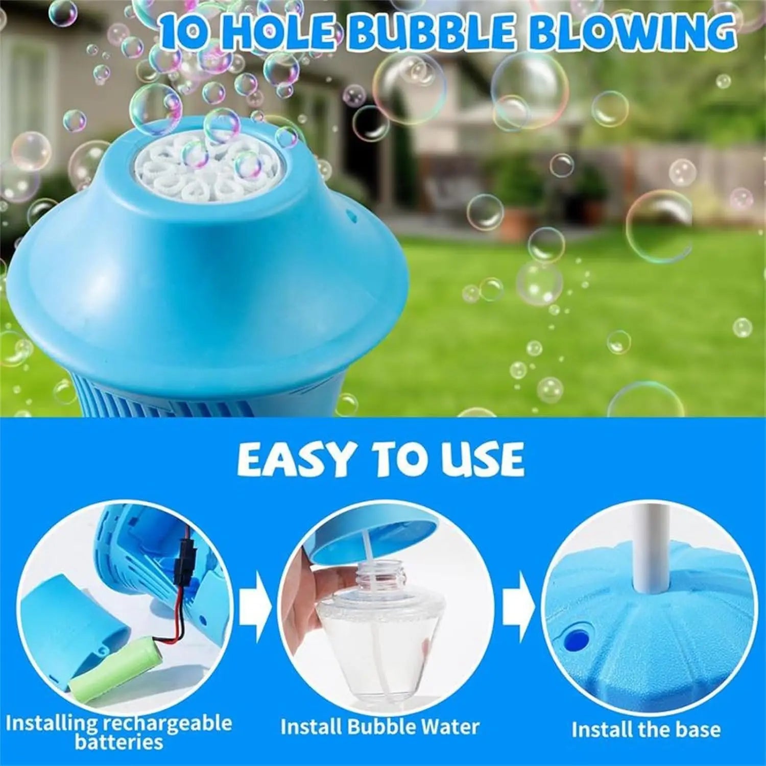 Bubble Torch Garden Lamp