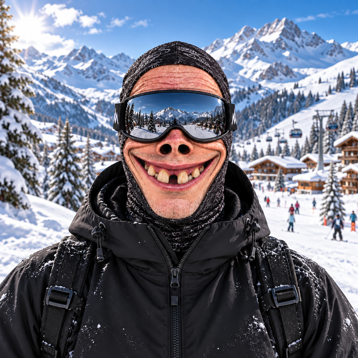 #1 3D Funny Face Balaclava