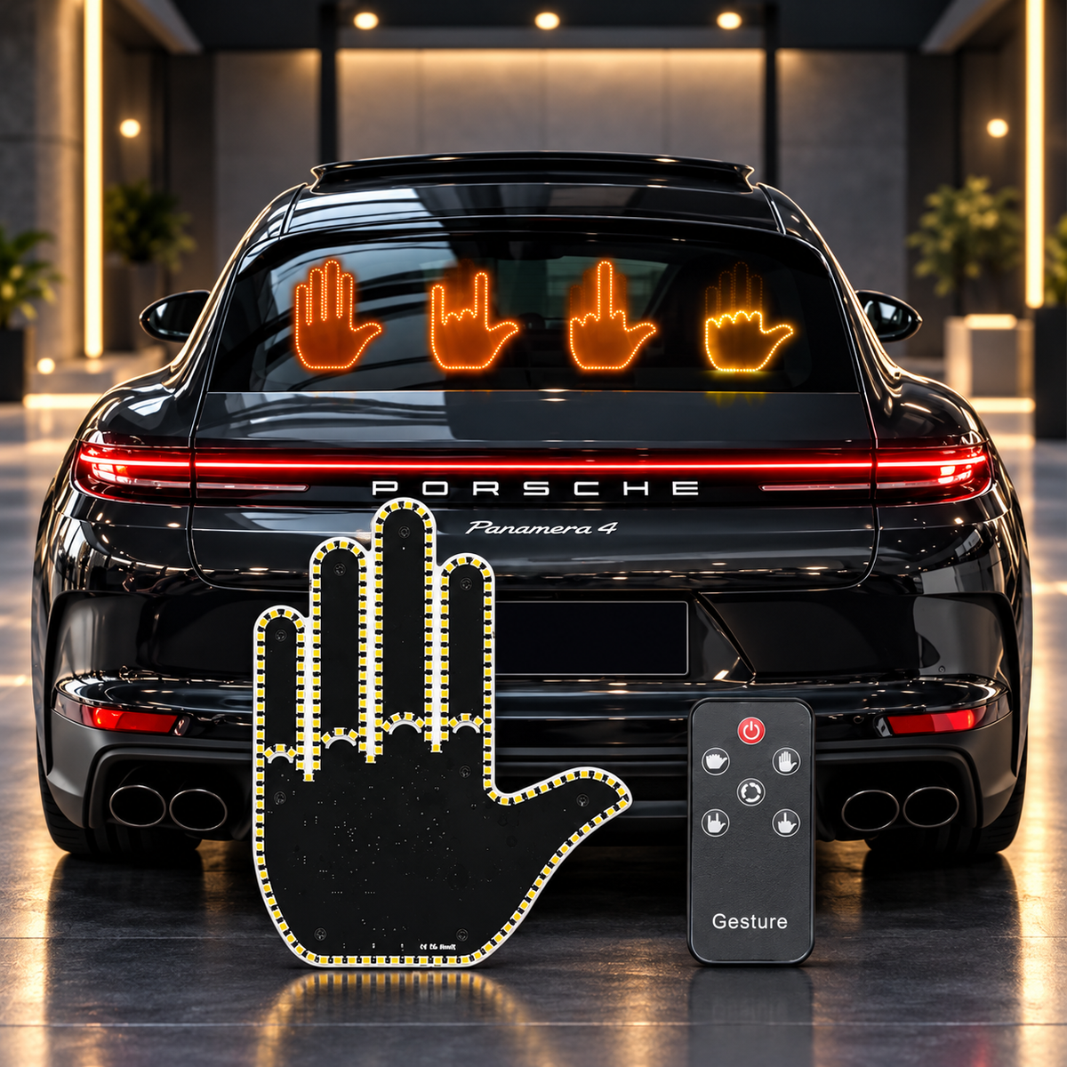 #1 LED Hand Sign