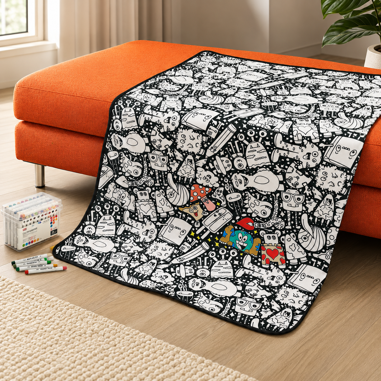 #1 Washable Coloring Blanket