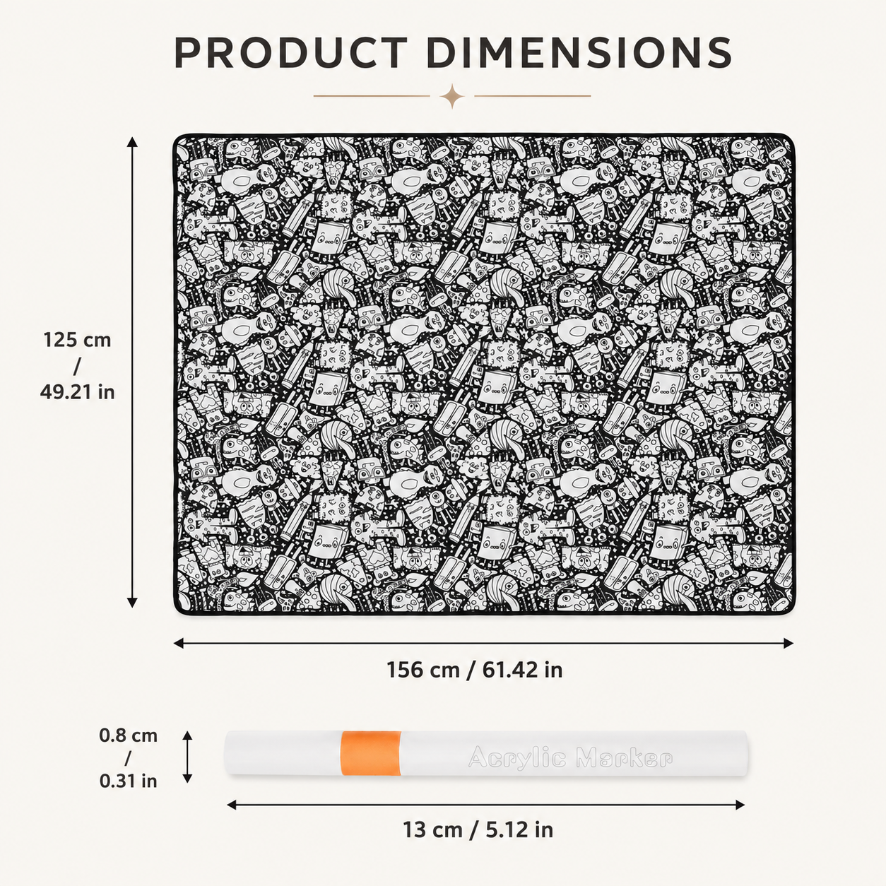 #1 Washable Coloring Blanket