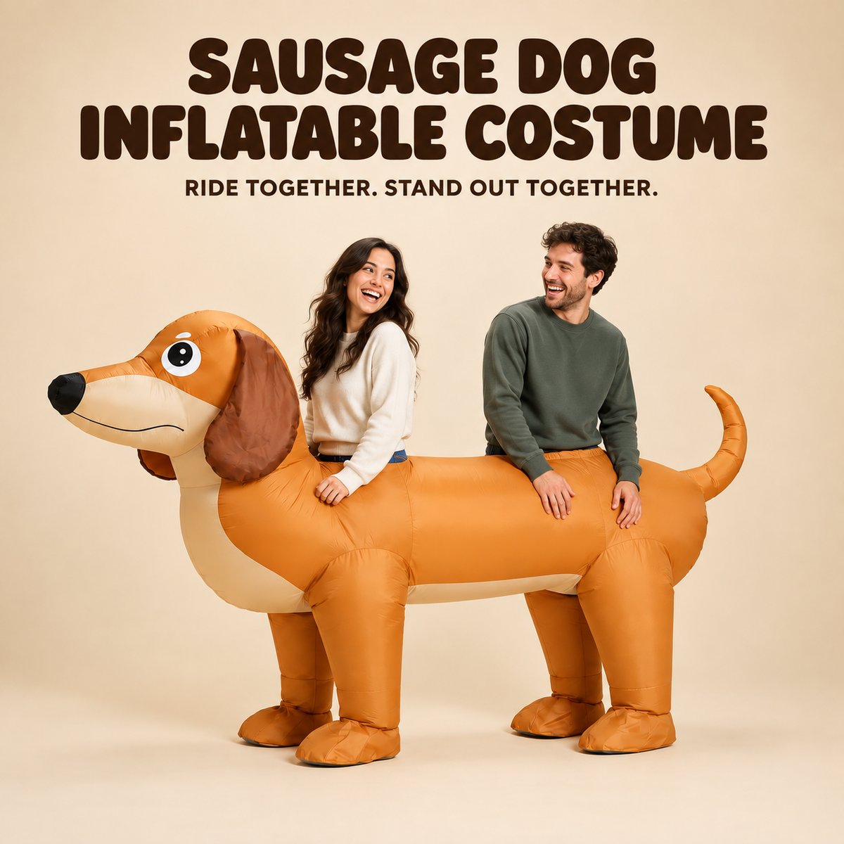 #1 Sausage Dog Inflatable Costume