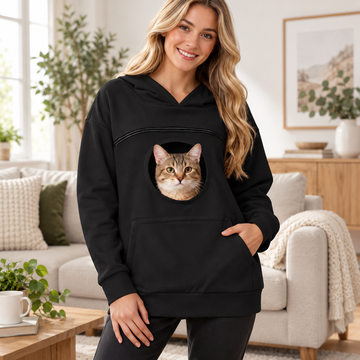 #1 Pet Carrying Hoodie