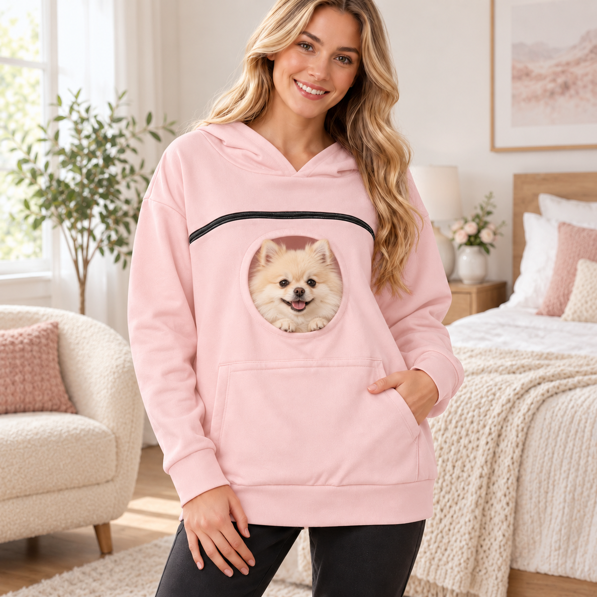 #1 Pet Carrying Hoodie