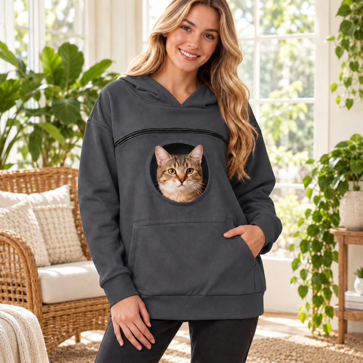 #1 Pet Carrying Hoodie
