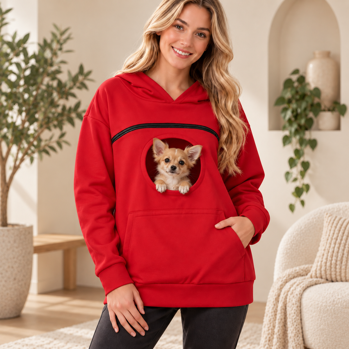 #1 Pet Carrying Hoodie