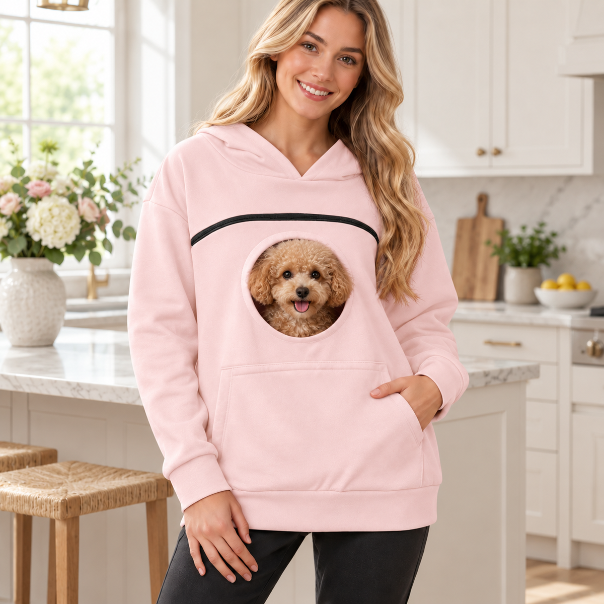 #1 Pet Carrying Hoodie