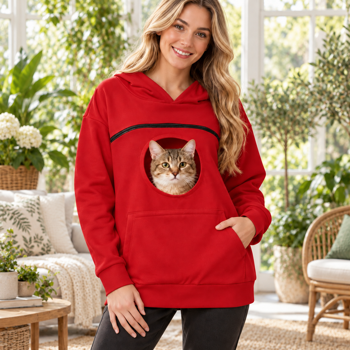 #1 Pet Carrying Hoodie