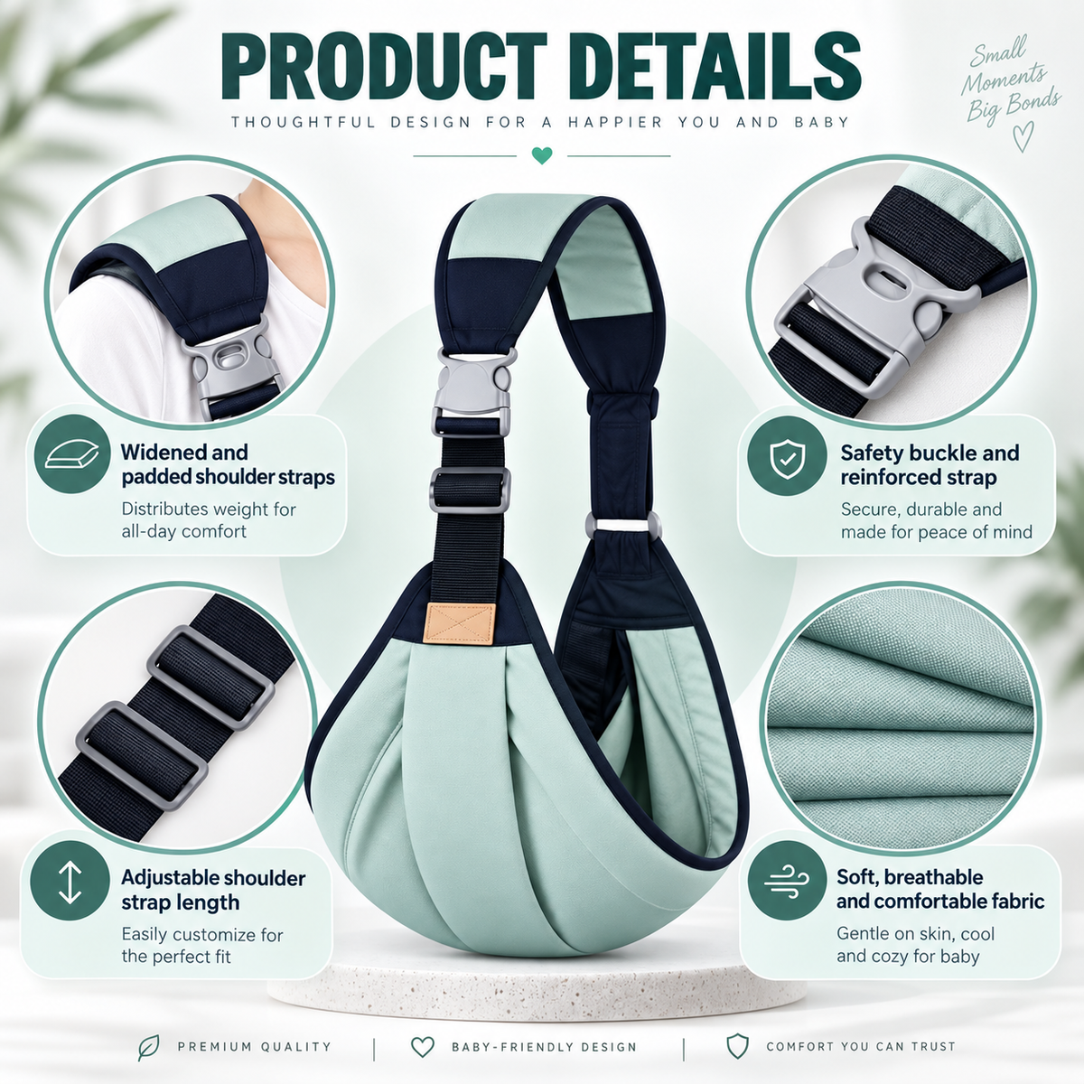 #1 Comfortable Baby Carrier