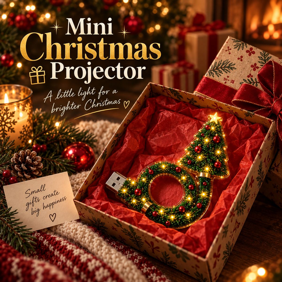 #1 Mini Christmas Projector