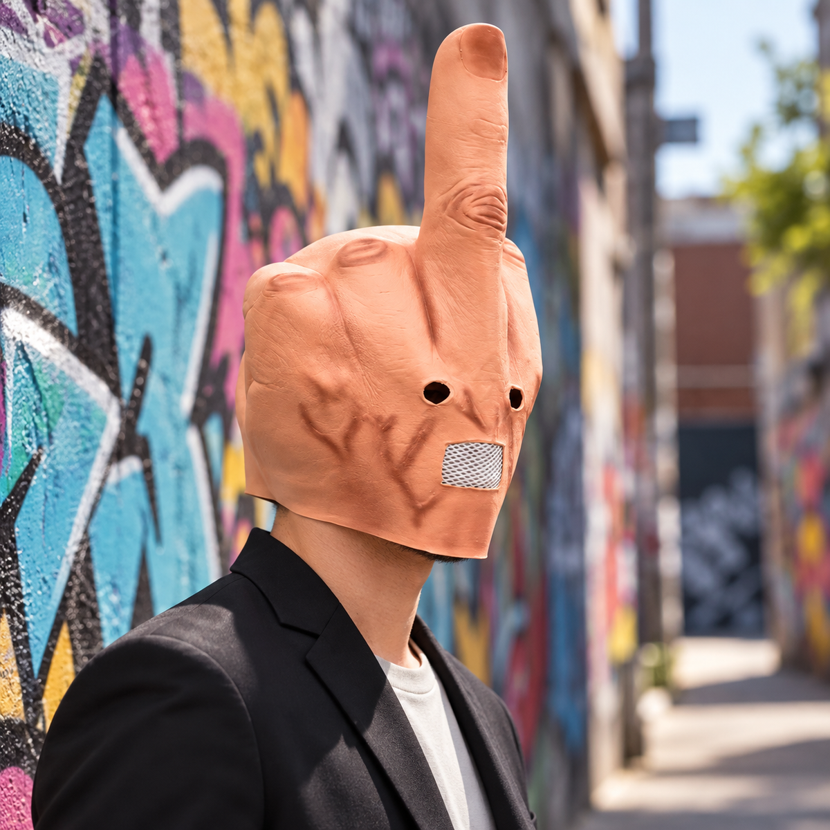 #1 Middle Finger Mask