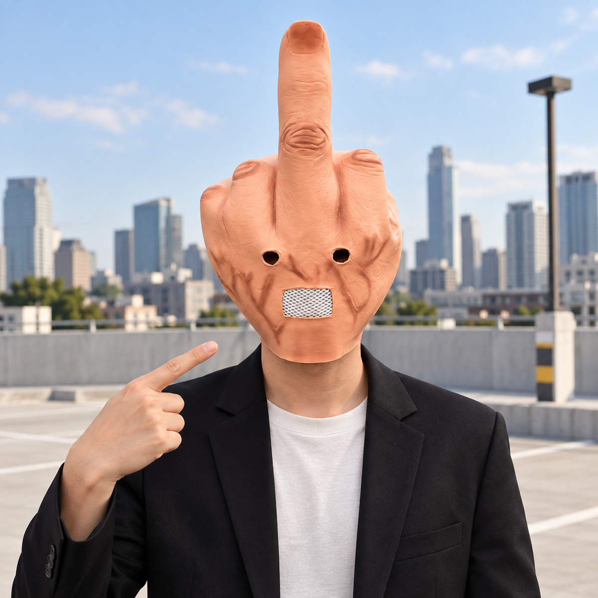 #1 Middle Finger Mask