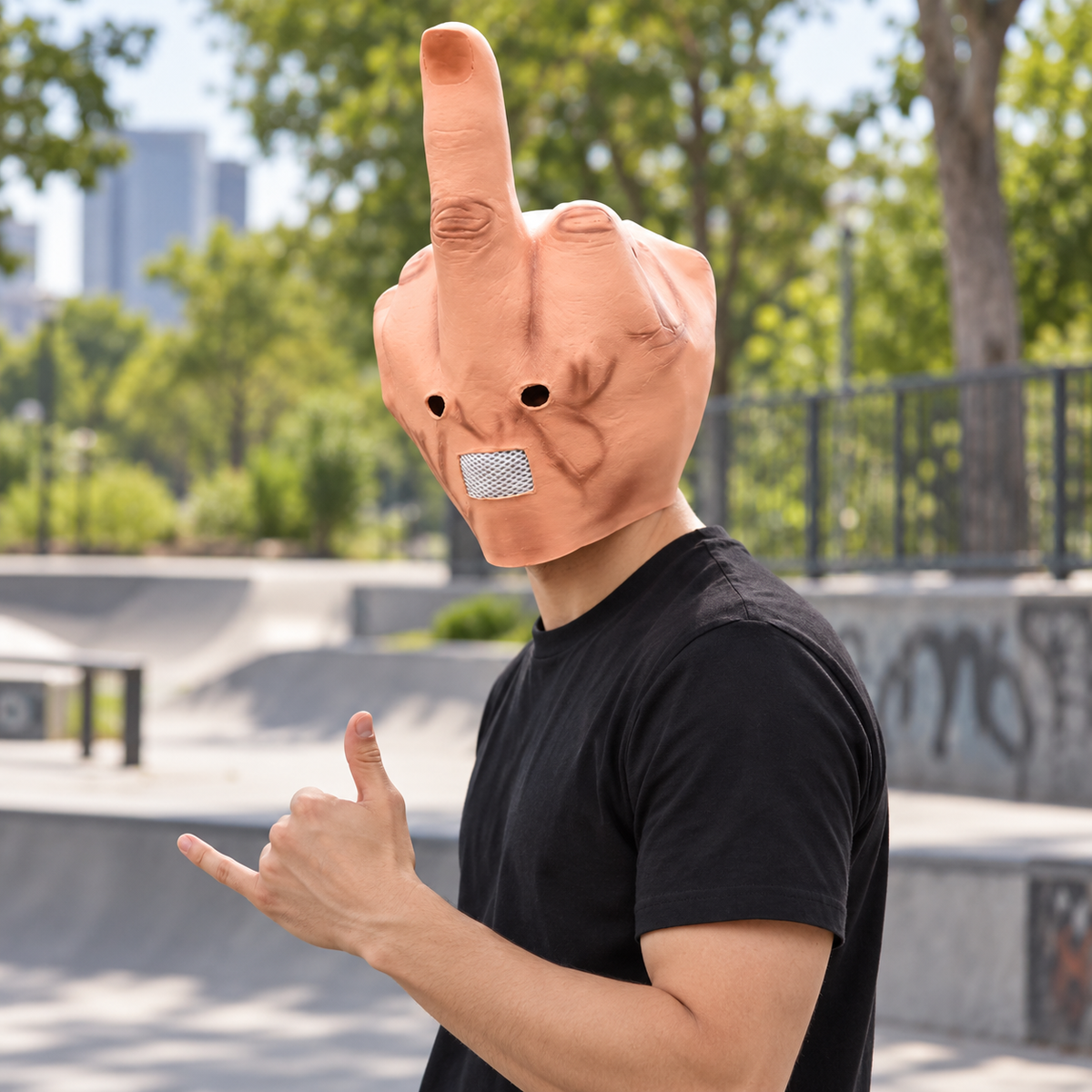 #1 Middle Finger Mask