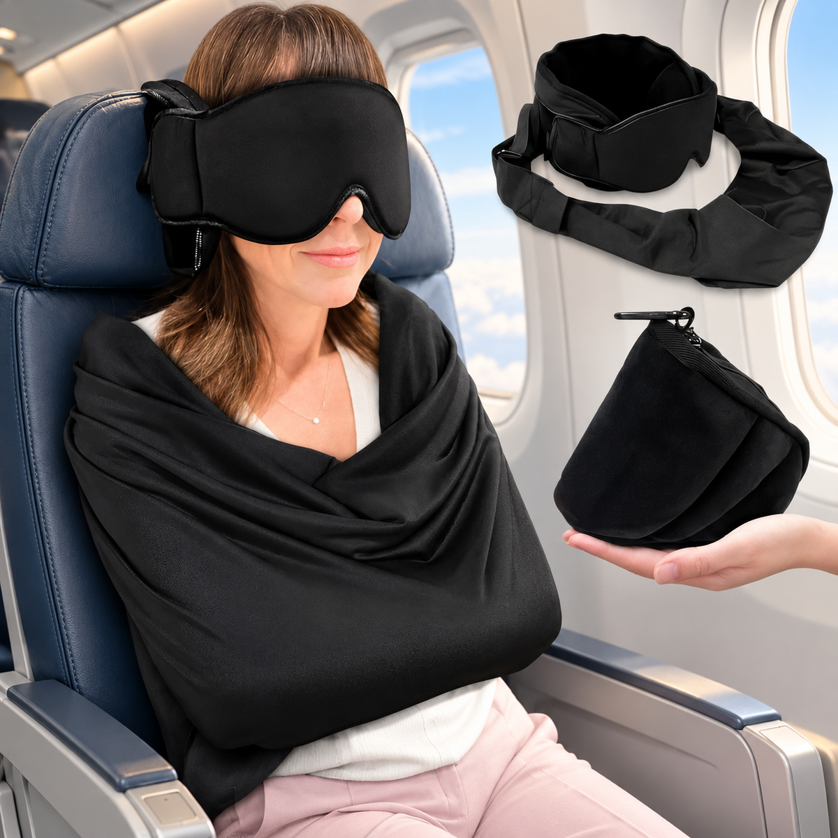 #1 3-in-1 Travel Sleep Set
