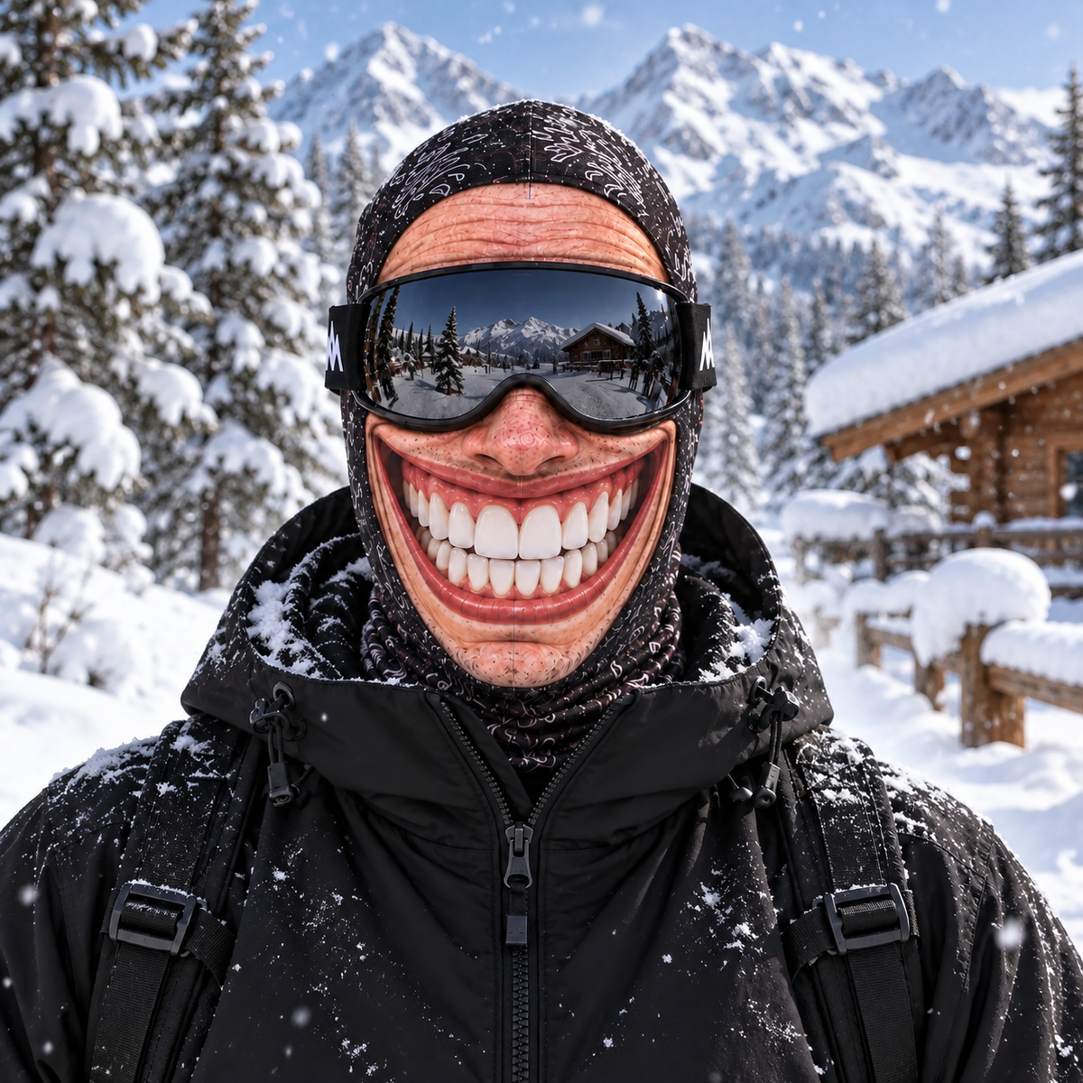 #1 3D Funny Face Balaclava