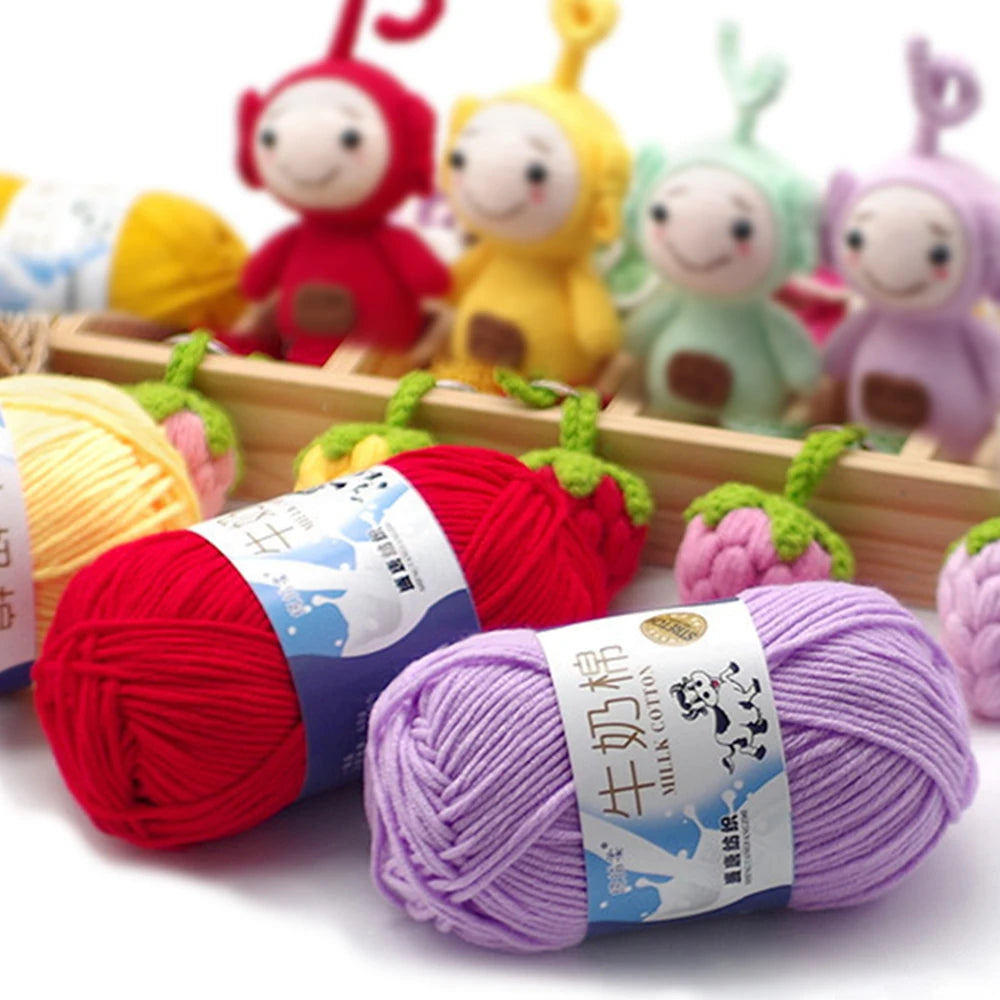 Milk Cotton Crochet Set