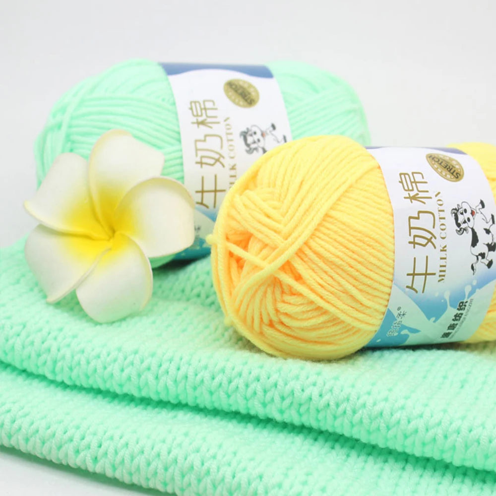 Milk Cotton Crochet Set