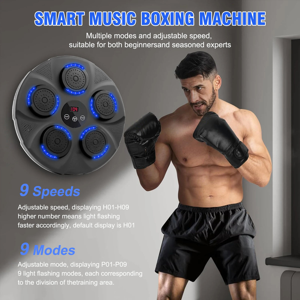 Smart Musical Boxing Machine – Zero Eights