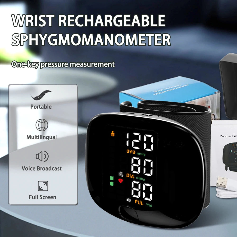 Digital Wrist Blood Pressure Monitor
