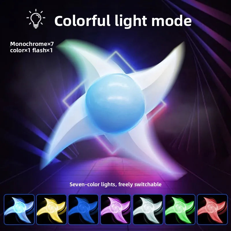 #1 LED Light-Up Ninja Shuriken Spinner Toy