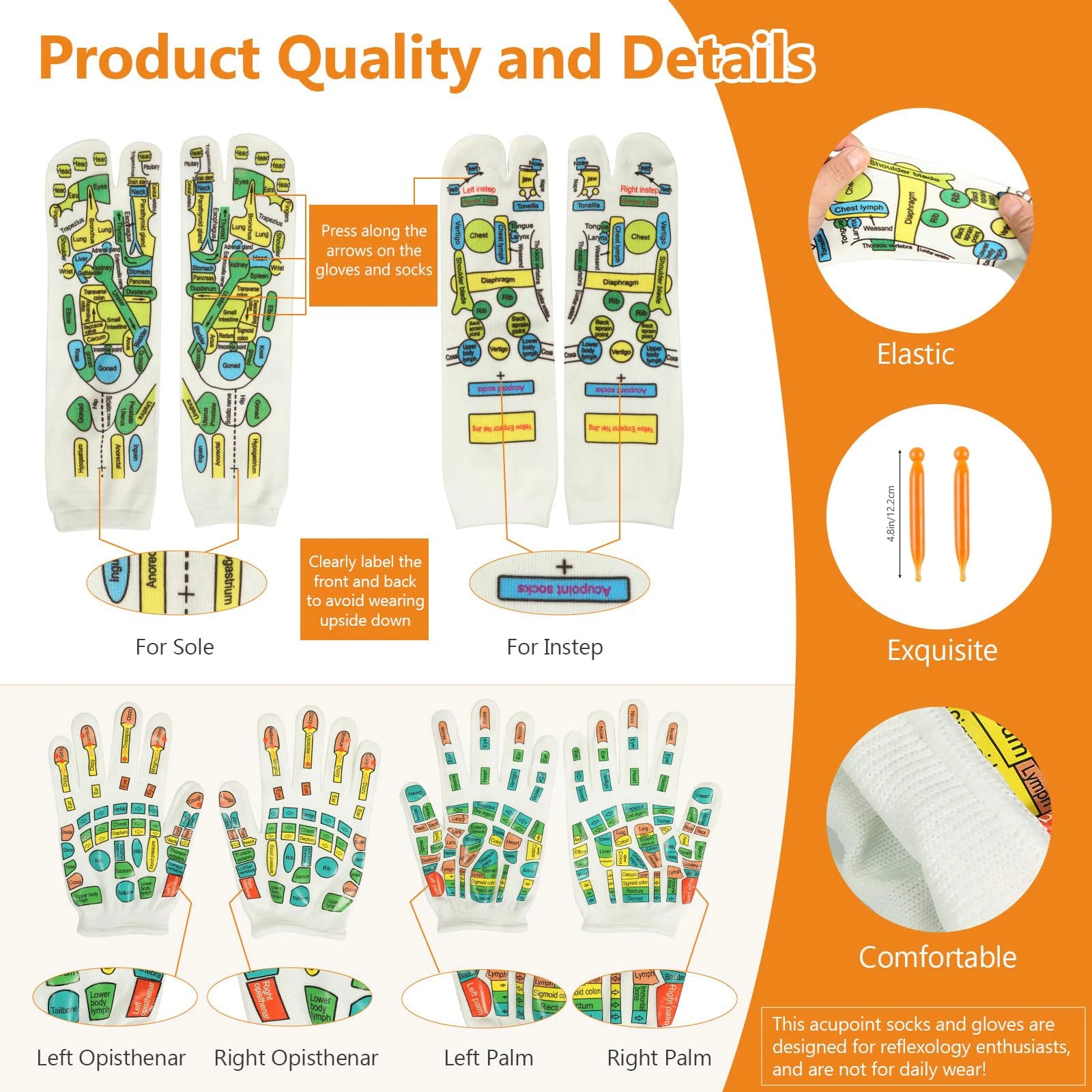 Reflexology Massage Socks & Gloves