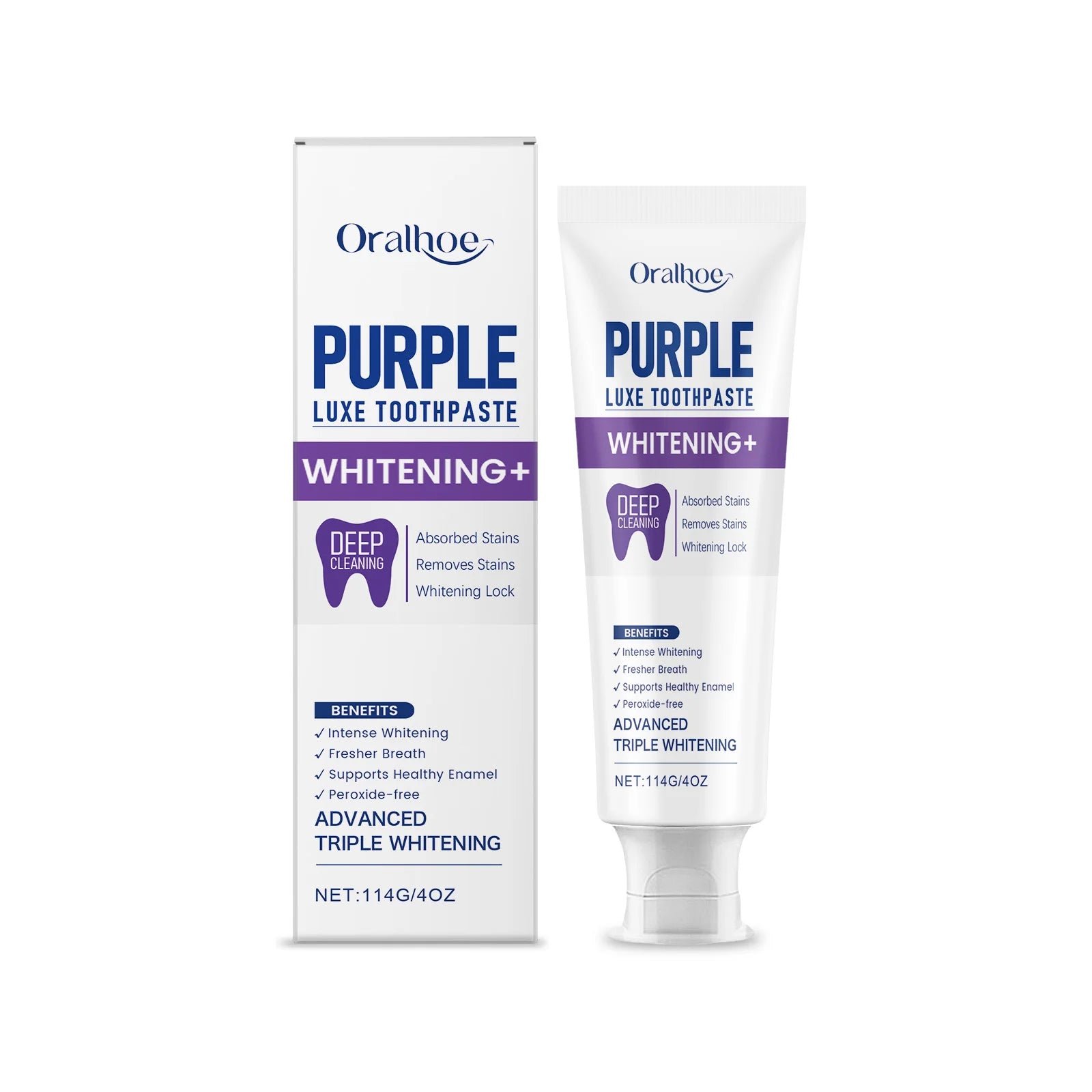 Purple Luxe Whitening Toothpaste