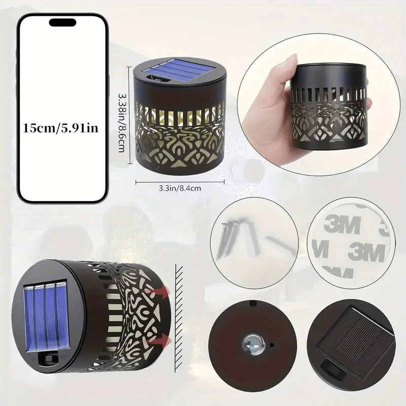 #1 Retro Solar Outdoor Lanterns